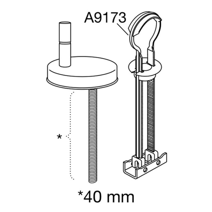 Pressalit Sway D 934230-BL6999 toiletzitting met deksel mat wit