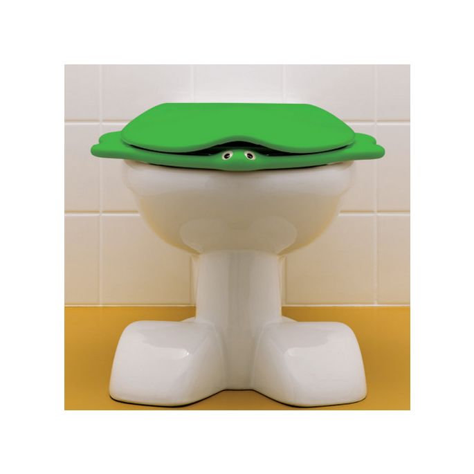 Sphinx 300 Kids Turtle S8H51110450 toiletzitting (kinderzitting) met deksel groen *niet meer leverbaar*