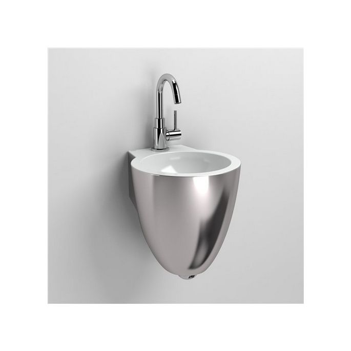 Clou Flush 6 CL0314060 ceramic fountain 27cm white/platinum