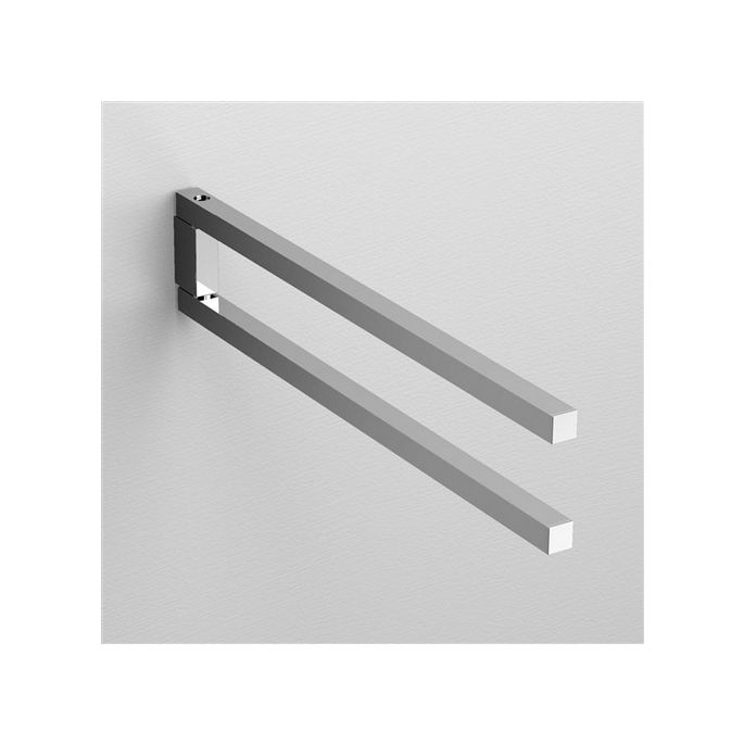 Clou Quadria CL090111429 2-lid towel rail chrome