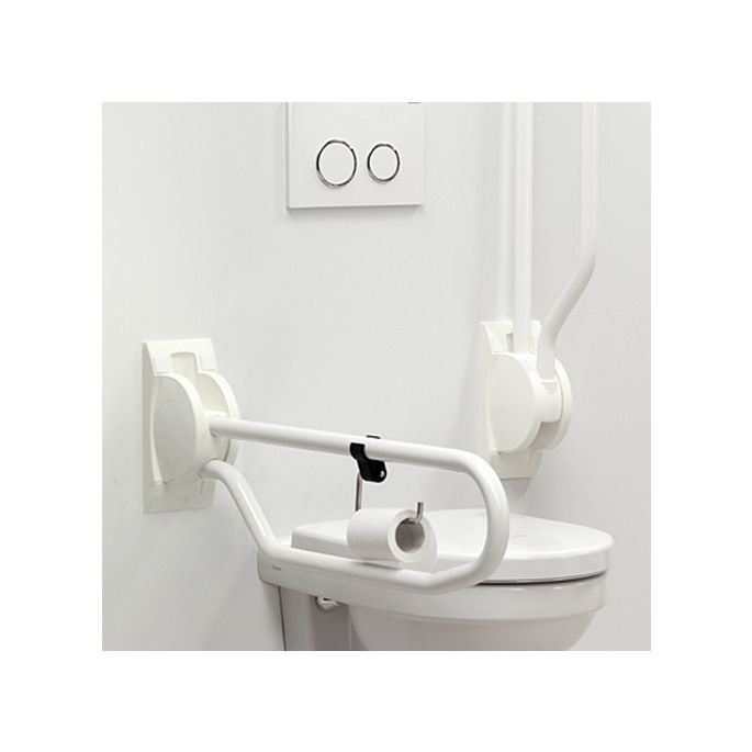 Handicare (Linido) LI2603390102 opklapbare toiletbeugel 900 mm staal gecoat wit