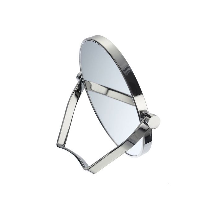 Smedbo Outline FK443 travel mirror with swivel stand 5x chroom