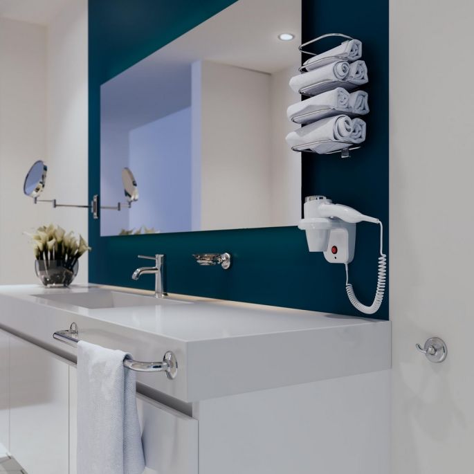 Geesa Hotel 915315-02 handdoekhaak dubbel chroom