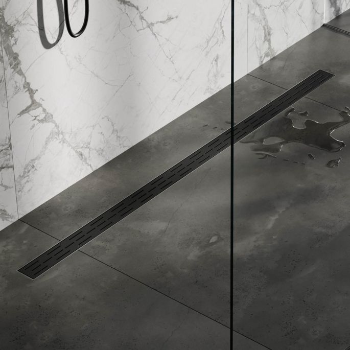 Brauer DR-LOSSR140S los standaard rooster 7 x 140cm mat zwart