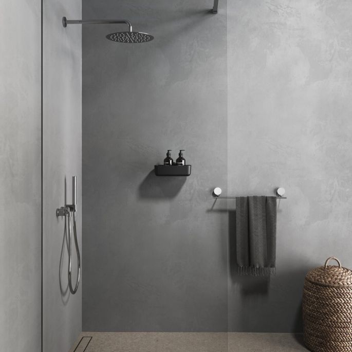 Geesa Opal Chrome 917207-02-45 handdoekrek 45 cm chroom