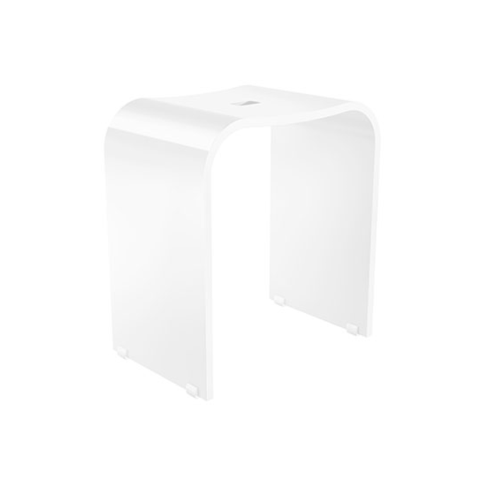 Smedbo Living Basic FX407 Duschhocker weiß