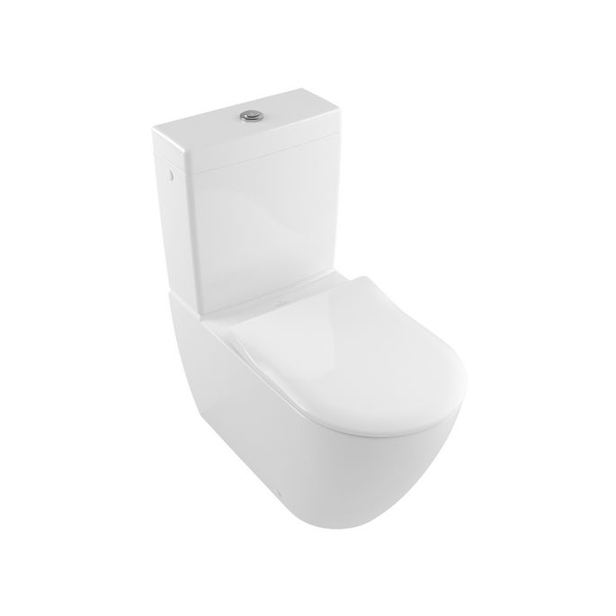 Villeroy en Boch Subway 2.0 Slimseat 9M78S1R2 toiletzitting met deksel wit (Star White CeramicPlus) *niet meer leverbaar*