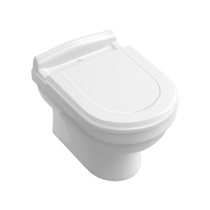 Villeroy en Boch Hommage 8809S6R1 toiletzitting met deksel wit (White Alpin CeramicPlus)