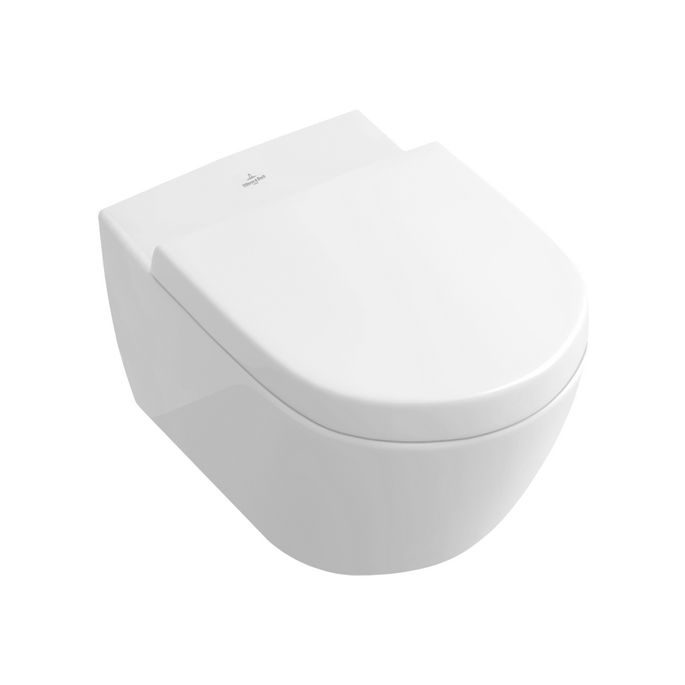 Villeroy en Boch Subway 2.0 9M68S1R2 toiletzitting met deksel wit (Star White CeramicPlus) *niet meer leverbaar*