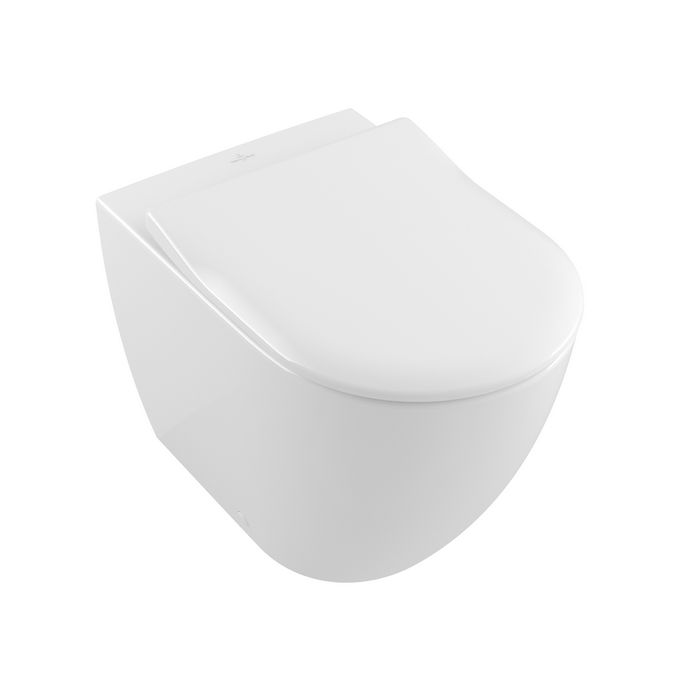 Villeroy en Boch Subway 2.0 Slimseat 9M78S1R2 toiletzitting met deksel wit (Star White CeramicPlus) *niet meer leverbaar*