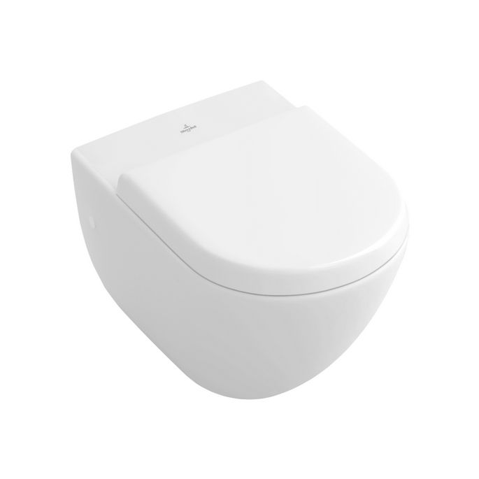 Villeroy en Boch Subway 9M55Q1R2 toiletzitting met deksel wit (Star White CeramicPlus) *niet meer leverbaar*