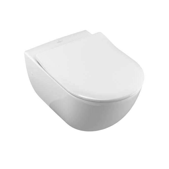 Villeroy en Boch Subway Slimseat 9M65S1R2 toiletzitting met deksel wit (Star White CeramicPlus) *niet meer leverbaar*