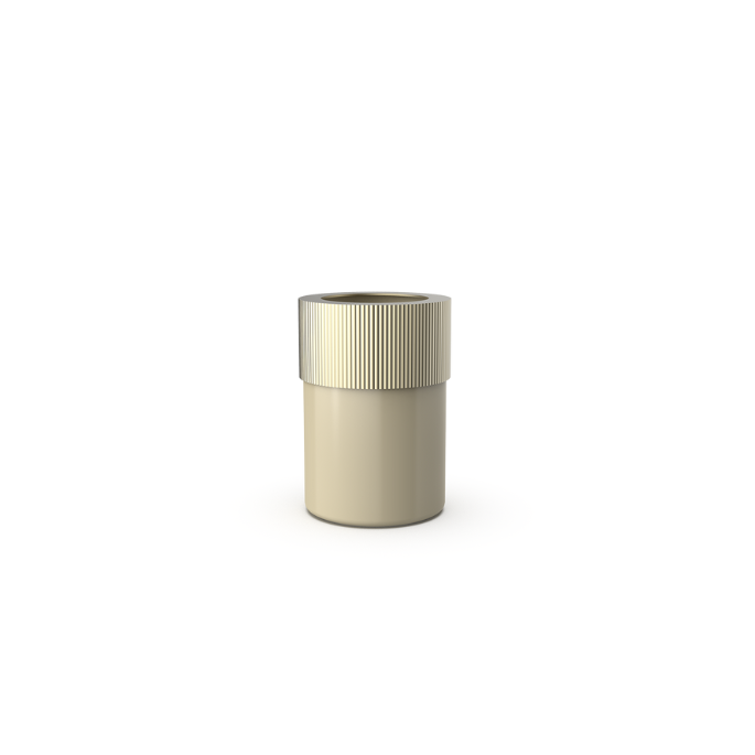 Decor Walther OF.LINE 0670845 BEOD Abfallbehälter Champagner/Düne