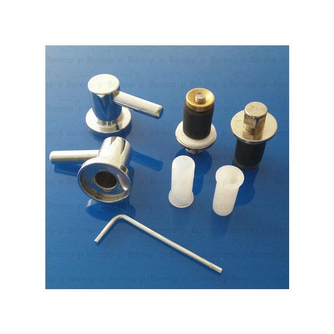 Keramag 500 by Citterio 598130000 set of 2 hinges for toilet seat chrome