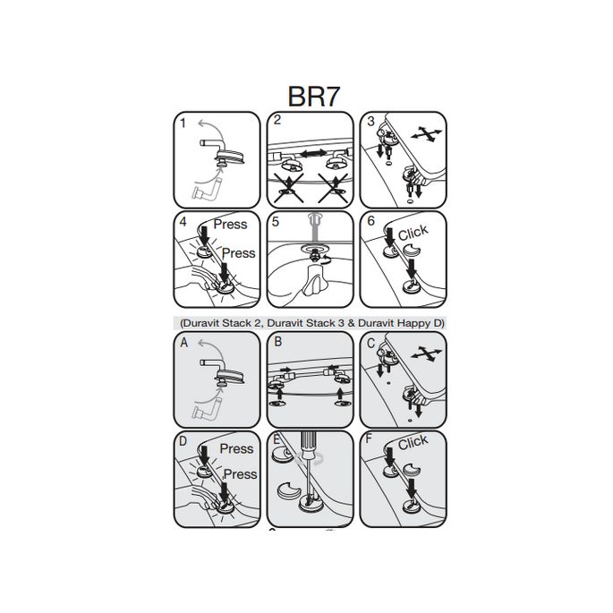 Pressalit Objecta D 171011-BR7999 toiletzitting zonder deksel wit polygiene