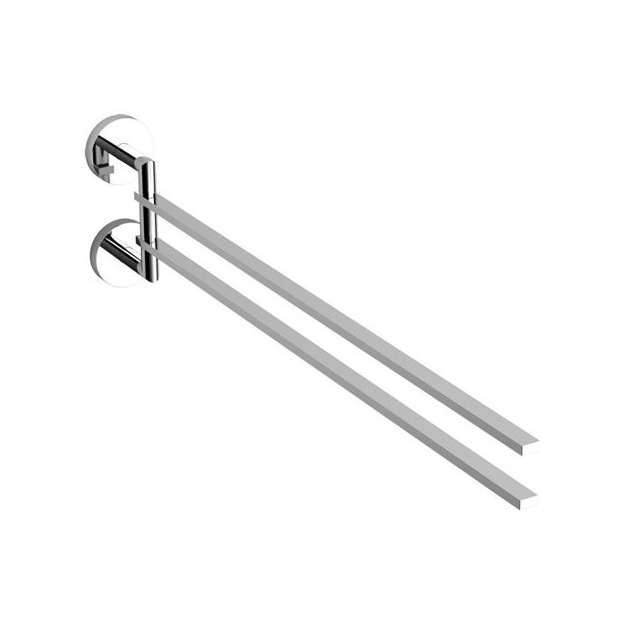 Clou Flat CL0902055 2-lids handdoekrek chroom