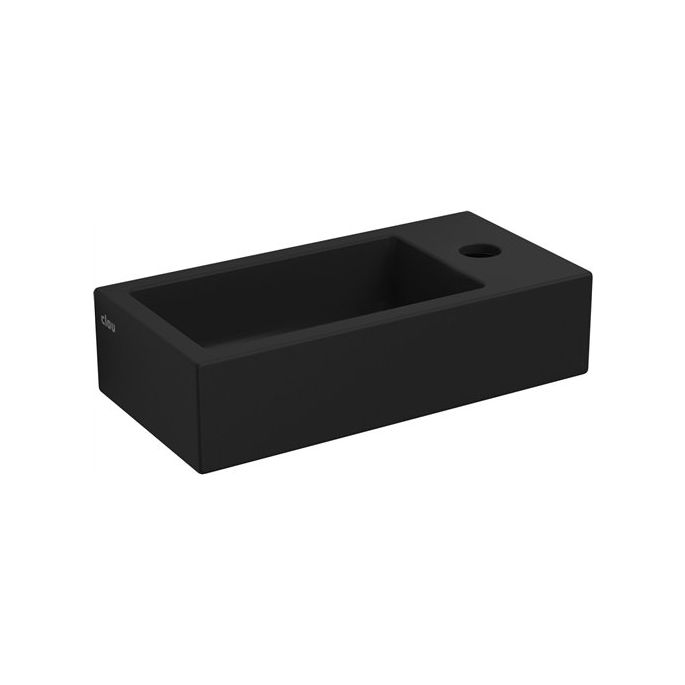 Clou Flush 3 CL0312030 keramiek fontein 36cm mat zwart