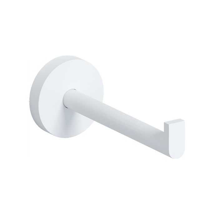 Clou Flat CL090203120 toilet roll holder without flap matte white