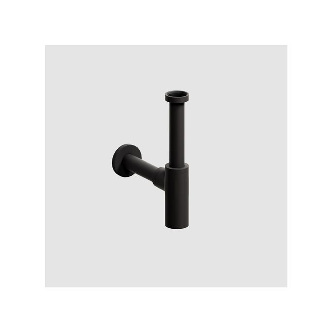 Clou InBe IB065300121 wastafel designsifon type 1, rond, mat zwart