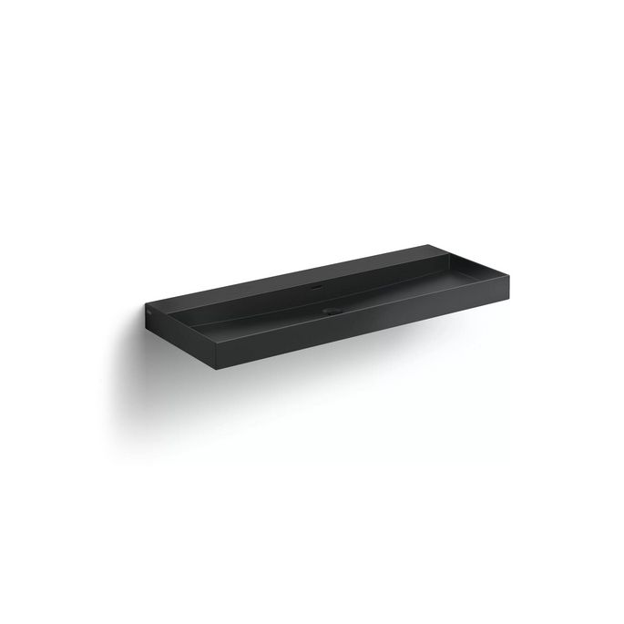 Clou New Wash Me CL0230438 sink 110x42cm matte black ceramic