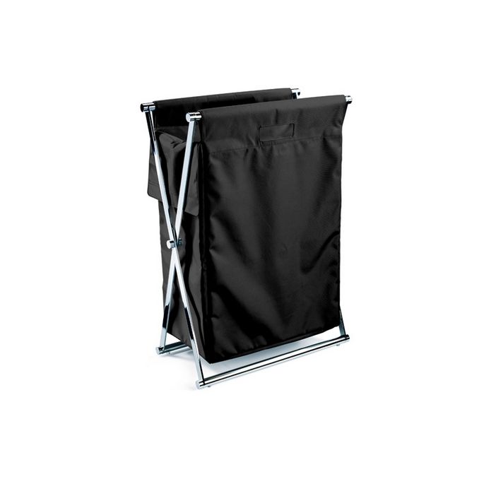 Decor Walther 0507760 CROSS WB wasmand inklapbaar 82x58,5x32cm chroom/ nylon zwart
