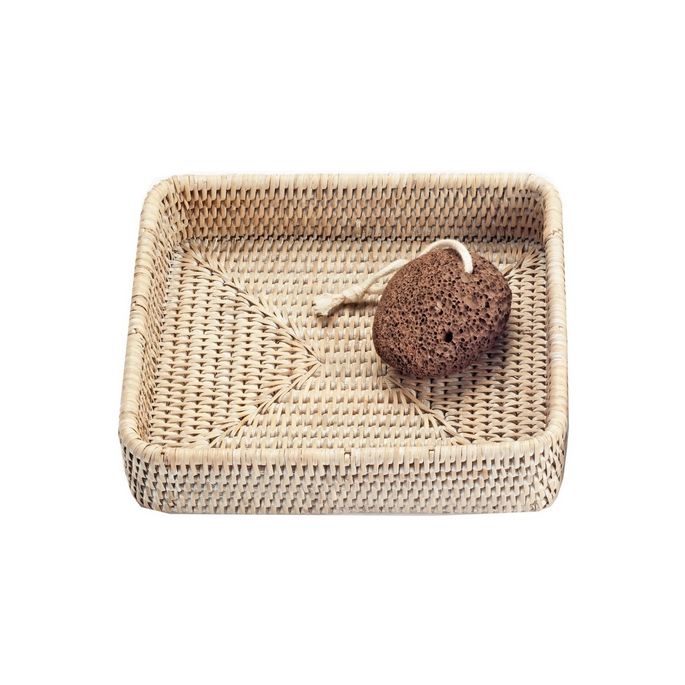 Decor Walther Basket 0931991 BASKET TAB 1 bowl/ tray rattan light colored