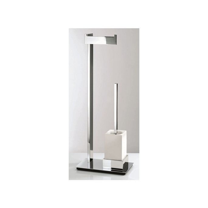 Decor Walther Ziegel 0591300 BK SBK Toilettenbürstenhalter/ Toilettenpapierhalter standard chrom
