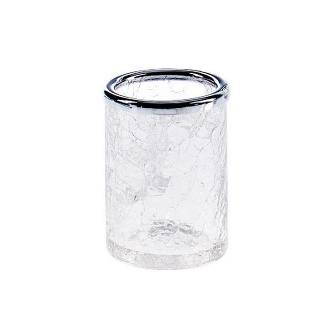 Decor Walther Crack 0933100 CR BER beker craquelé glas/ chroom