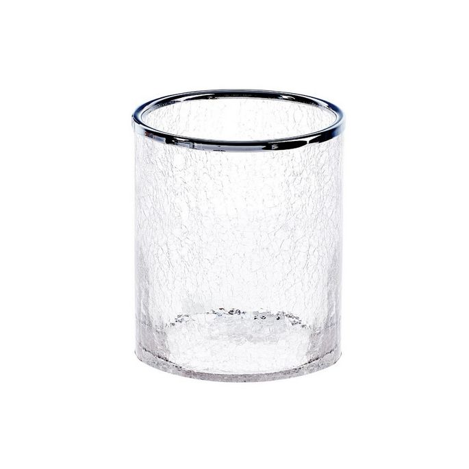 Decor Walther Crack 0933300 CR AB afvalbak craquelé glas/ chroom