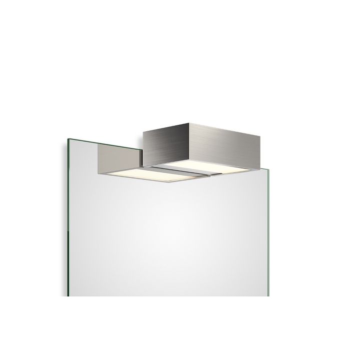 Decor Walther 0419734 BOX 1-15 N LED spiegellamp dimbaar 15x10cm geborsteld nikkel