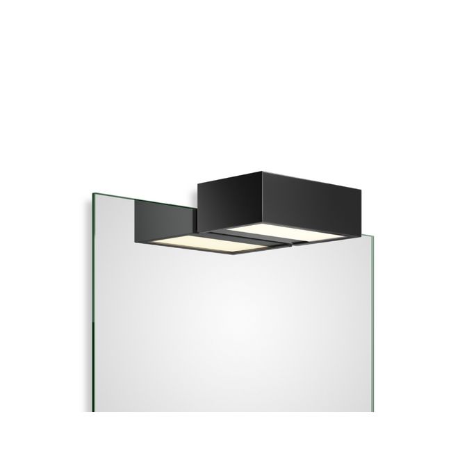 Decor Walther 0419760 BOX 1-15 N LED spiegellamp dimbaar 15x10cm mat zwart