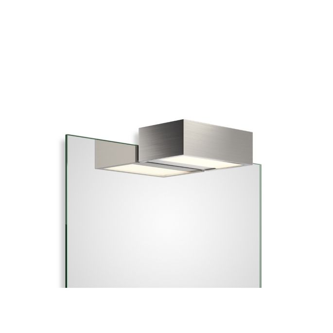 Decor Walther 0420134 BOX 1-15 N LED spiegellamp dimbaar 15x10cm geborsteld nikkel