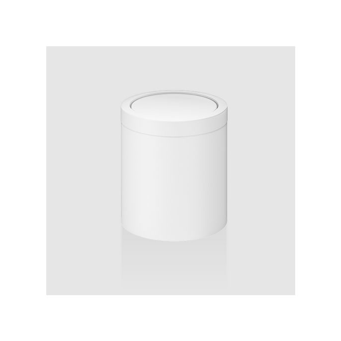 Decor Walther 0611050 DW 1240 waste bin with swing lid matte white