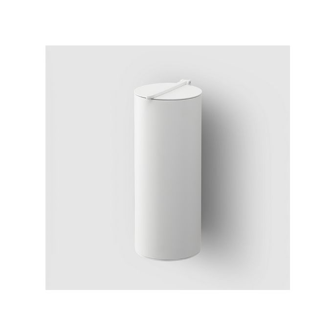 Decor Walther 0615150 BIN 4 waste bin with lid matt white