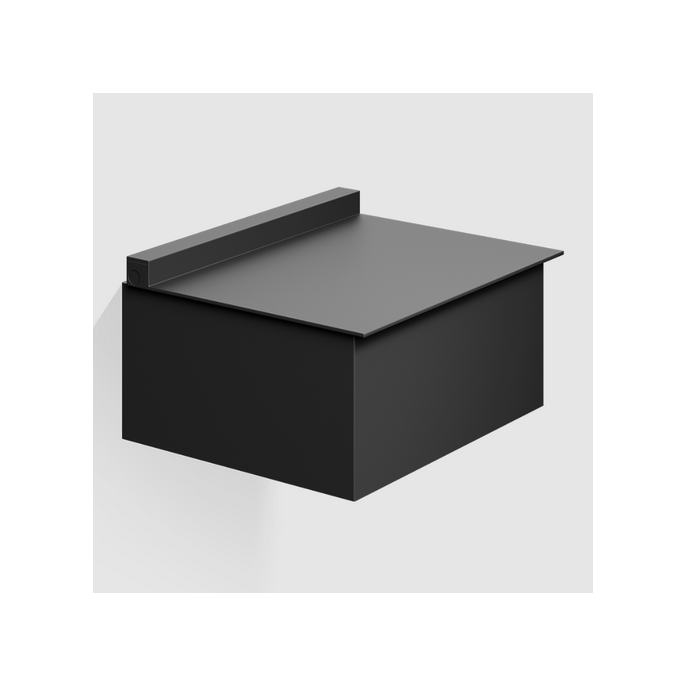 Decor Walther 0801460 FB 2 vochtige doekjeshouder wand mat zwart