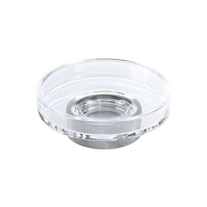 Decor Walther 0854600 CLUB STS soap dish chrome/ clear glass