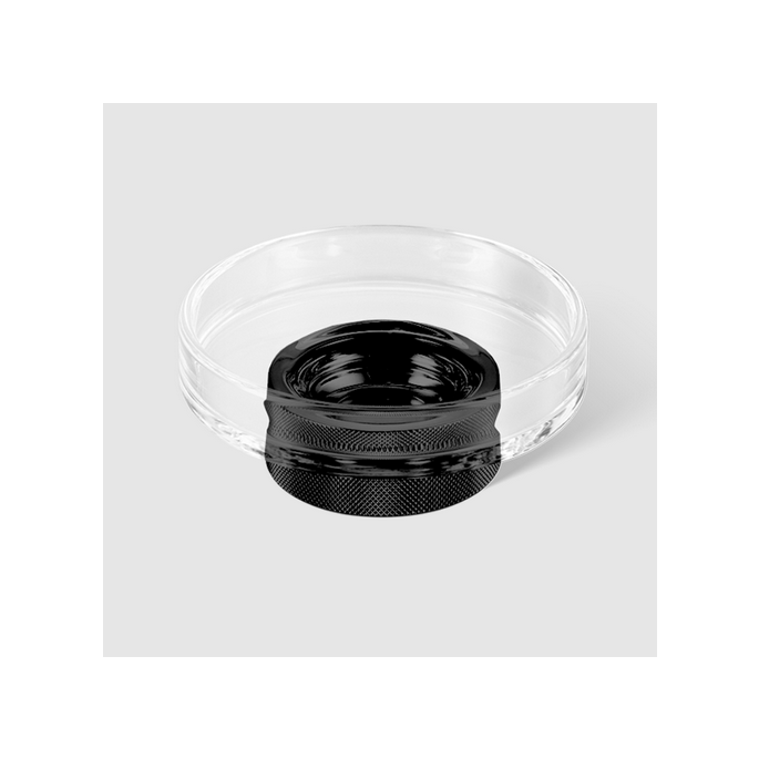 Decor Walther Club 0854660 CLUB STS soap dish clear glass matte black