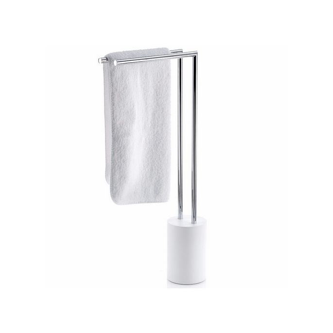 Decor Walther 0971755 Stone HT 2 towel stand stainless steel brushed/ white