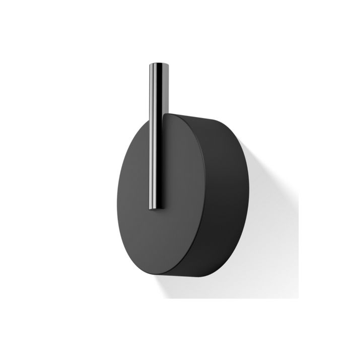 Decor Walther 0972764 Stone WHG Haken groß mattschwarz/ chrom