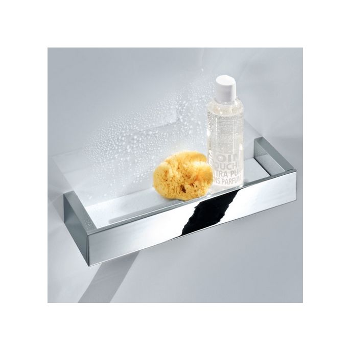 Decor Walther Brick 0593734 BK DA30 doucheplanchet 300mm geborsteld nikkel/ acryl wit