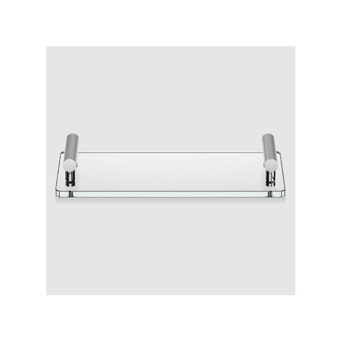 Decor Walther Club 0856102 CLUB TAB schaal/tray helder glas chroom