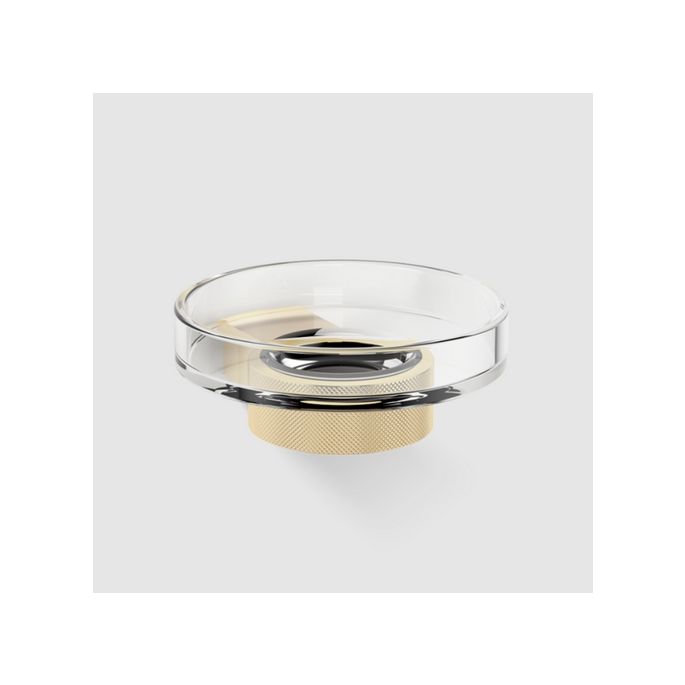 Decor Walther Club 0857782 CLUB WSS Seifenhalter Kristallglas matt gold