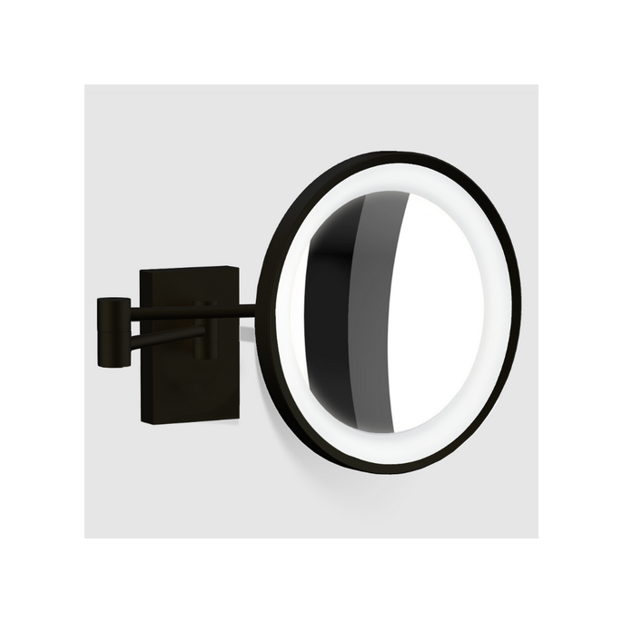 Decor Walther Kosmetikspiegel 0124060 BS 40 LED Kosmetikspiegel 5x mattschwarz