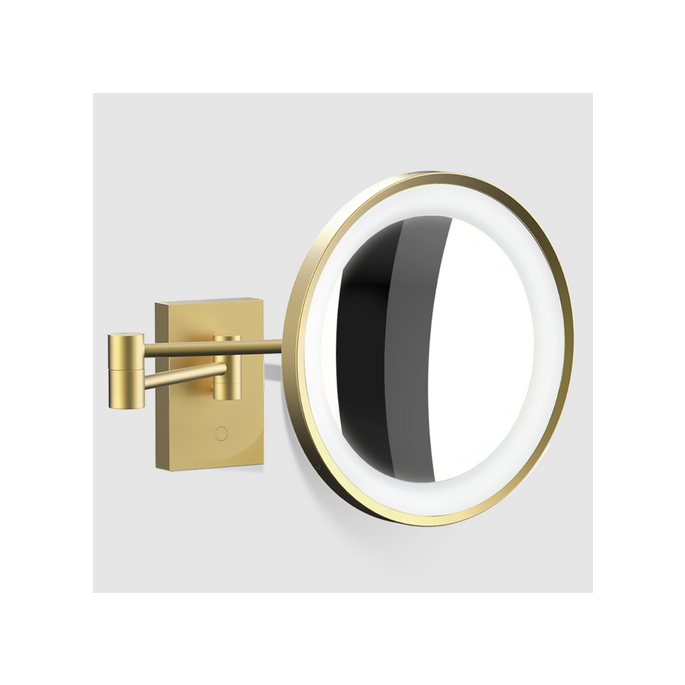Decor Walther Cosmetic Mirror 0123982 BS 40 LED vergrootspiegel 3x mat goud