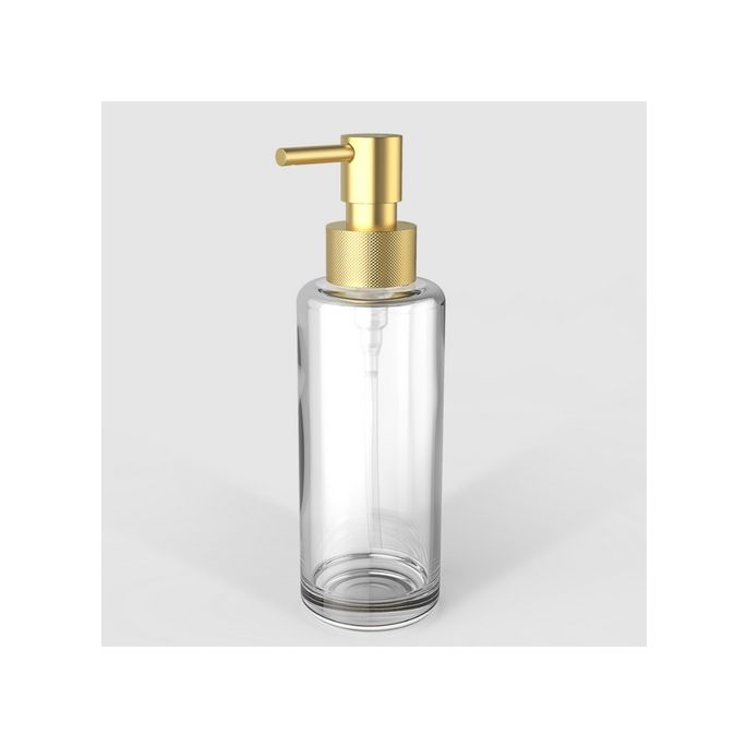 Decor Walther Porter 0863082 TT PORTER soap dispenser clear glass frosted gold