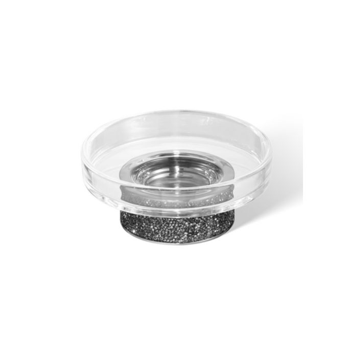 Decor Walther Rocks 0934000 ROCKS STS Seifenschale Chrom/Klarglas