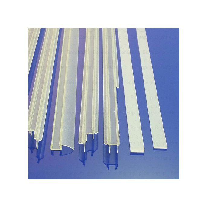 Koralle Supra Top S8L40857 ( L40857 ) ( 2536914 ) complete strip set for quarter-round shower radius 500 (from 05.2001)