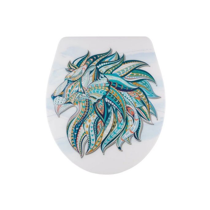Diaqua Nancy 31171354 toiletzitting met deksel shiny motief Lion