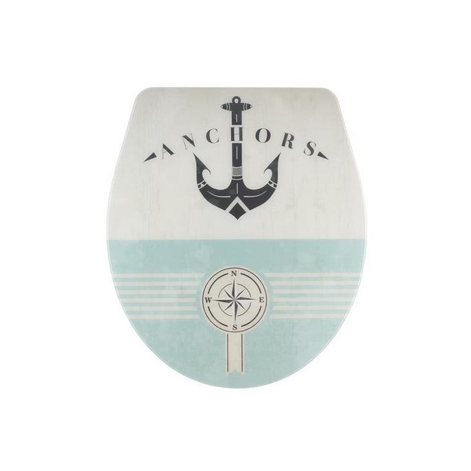 Diaqua Nancy 31171357 toiletzitting met deksel shiny motief Anchor