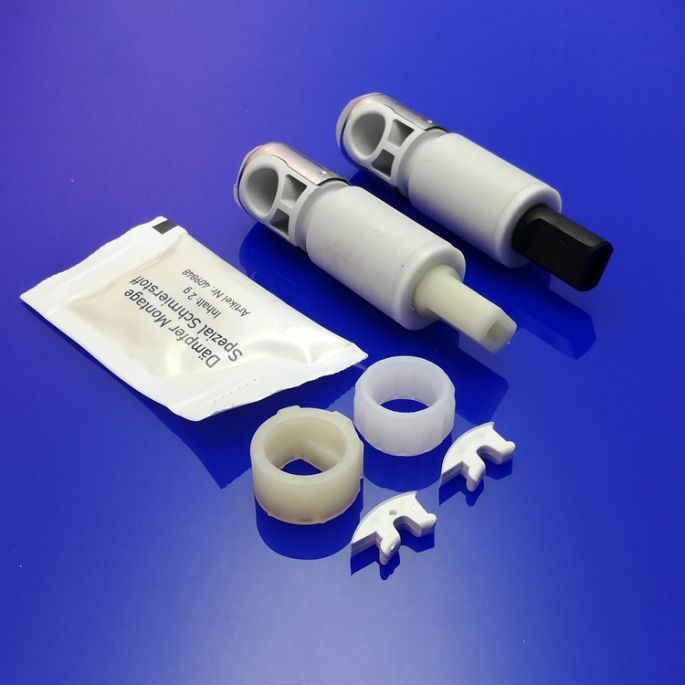 Duravit 1930 1004310000 softclose cilinder voor toiletzitting 1930 006489 (set van 2)